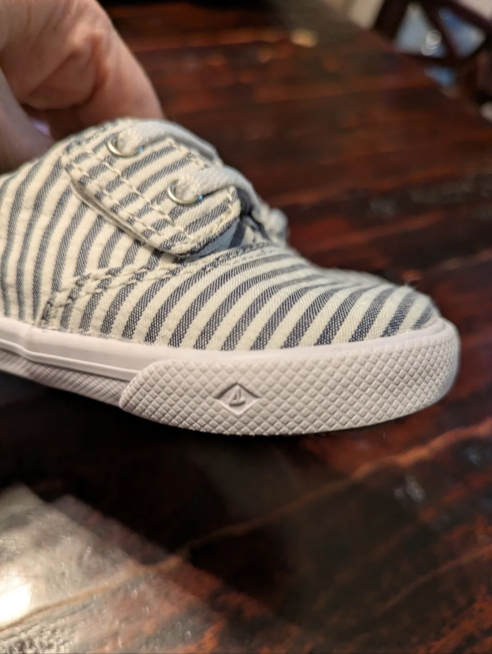 Sperry Striper II Crib Jr Shoe Baby 3m